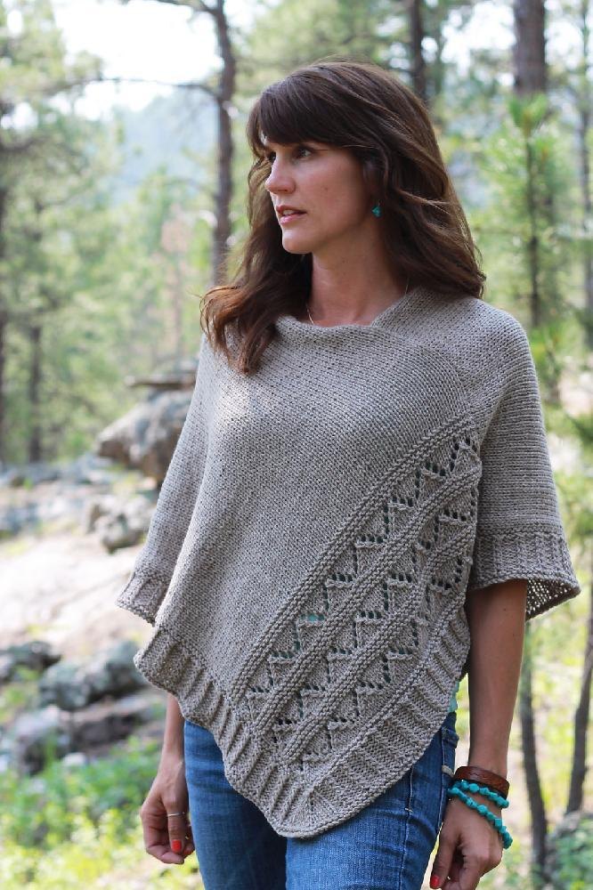 Knitted Poncho For This Winter - thefashiontamer.com
