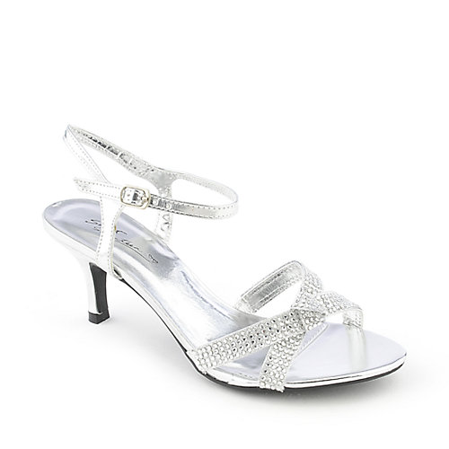 Silver dress shoes- a girl's best 